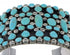 Authentic Sterling Silver Southwestern Turquoise Sturdy Cuff Bracelet CX49039