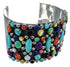 Multicolor Southwestern Genuine Sterling Silver Cuff Bracelet CX49050