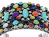 Multicolor Southwestern Genuine Sterling Silver Cuff Bracelet CX49050