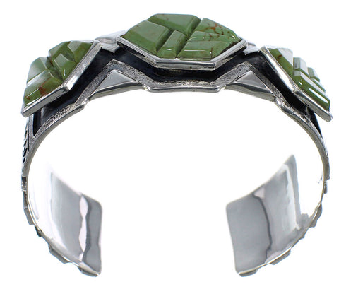Sterling Silver Turquoise Southwest Cuff Bracelet Jewelry CX49128