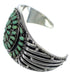 Southwest Turquoise Genuine Sterling Silver Cuff Bracelet CX49378