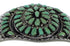 Southwest Turquoise Genuine Sterling Silver Cuff Bracelet CX49378