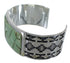 Genuine Sterling Silver Turquoise Substantial Cuff Bracelet CX49253