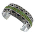 Turquoise Southwest Sterling Silver Heavy Cuff Bracelet CX49287