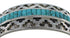 Sterling Silver Southwest Turquoise Inlay Heavy Cuff Bracelet CX49294