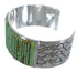 Southwest Sterling Silver Turquoise Cuff Bracelet CX49423
