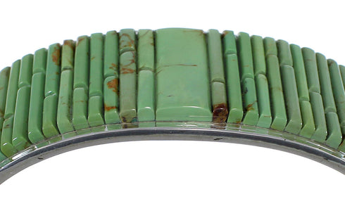 Southwest Sterling Silver Turquoise Cuff Bracelet CX49423