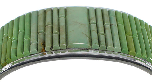Sterling Silver Turquoise Southwest Cuff Bracelet CX49426