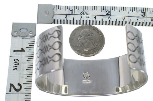 Sterling Silver Turquoise Southwest Cuff Bracelet CX49426