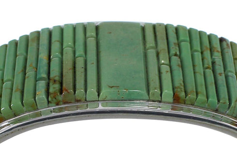 Turquoise Sterling Silver Southwest Cuff Bracelet CX49428