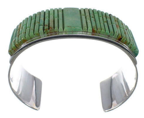 Turquoise Sterling Silver Southwest Cuff Bracelet CX49428
