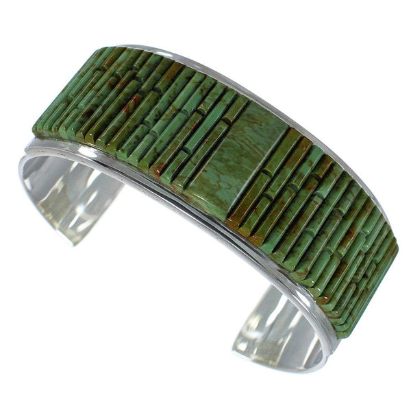 Turquoise Southwest Genuine Sterling Silver Cuff Bracelet CX49433