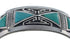 Southwestern Turquoise Inlay Sterling Silver Cuff Bracelet CX49452