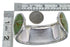 Southwest Sterling Silver And Turquoise Cuff Bracelet CX49499