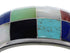 Southwest Authentic Sterling Silver Multicolor Cuff Bracelet CX49519