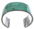 Sterling Silver Southwest Turquoise Inlay Cuff Bracelet CX49527