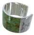 Southwestern Sterling Silver Turquoise Inlay Cuff Bracelet CX49530