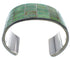 Turquoise Inlay Southwestern Sterling Silver Cuff Bracelet CX49534