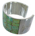 Sterling Silver Turquoise Inlay Southwestern Cuff Bracelet CX49537