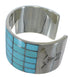 Turquoise Authentic Sterling Silver Southwestern Cuff Bracelet CX49543