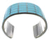 Turquoise Authentic Sterling Silver Southwestern Cuff Bracelet CX49543