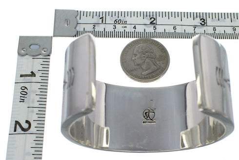 Multicolor Inlay Sterling Silver Southwest Cuff Bracelet CX49554