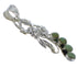 Turquoise Authentic Sterling Silver Flower Pendant AX49578