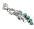 Genuine Sterling Silver And Turquoise Flower Pendant AX49595