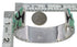 Sterling Silver Turquoise Sturdy Southwest Cuff Bracelet CX49570