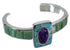 Sterling Silver Southwest Multicolor Turquoise Cuff Bracelet CX49637