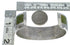 Southwest Turquoise Genuine Sterling Silver Cuff Bracelet CX49650