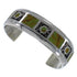 Genuine Sterling Silver Turquoise Southwest Cuff Bracelet CX49653