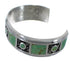 Turquoise Southwest Authentic Sterling Silver Cuff Bracelet CX49658