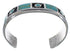 Turquoise Authentic Sterling Silver Southwest Cuff Bracelet CX49659