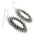 Sterling Silver Turquoise Hook Dangle Earrings AX49972