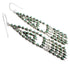 Turquoise Sterling Silver Hook Dangle Earrings AX50969