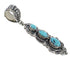 Authentic Sterling Silver Southwest Turquoise Pendant AX50228
