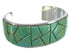 Turquoise Silver Southwestern Well-Built Cuff Bracelet CX49890