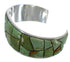 Silver Turquoise Southwestern Well-Built Cuff Bracelet CX49893