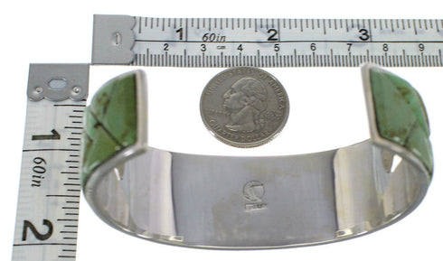 Silver Turquoise Southwestern Well-Built Cuff Bracelet CX49893