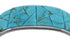 Sterling Silver Turquoise Southwest Well-Built Cuff Bracelet CX49901