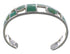 Sterling Silver Southwest Turquoise Inlay Cuff Bracelet CX49907