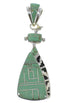 Genuine Sterling Silver Turquoise Inlay Pendant AX50367