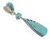 Southwest Authentic Sterling Silver Turquoise Inlay Pendant AX50374