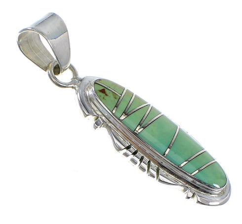 Southwest Sterling Silver Turquoise Pendant YX51563