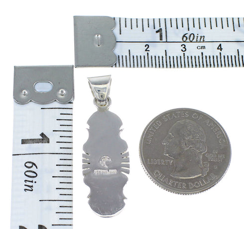 Silver Jewelry Turquoise And Opal Inlay Pendant YX51590