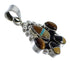 Southwestern Multicolor Sterling Silver Pendant YX52522