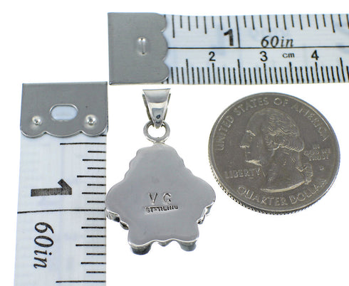 Southwestern Multicolor Sterling Silver Pendant YX52522