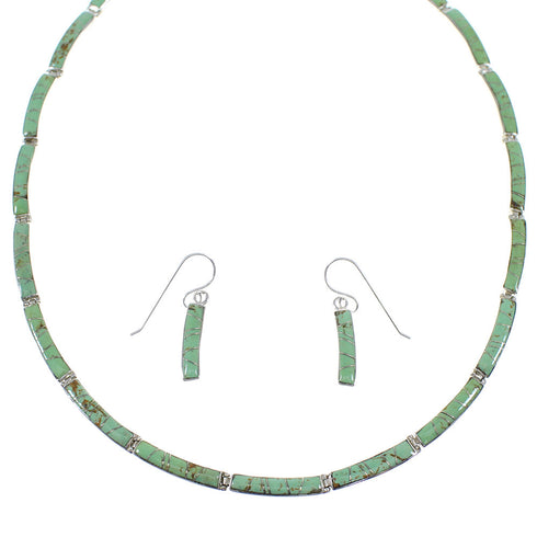 Sterling Silver Turquoise Southwest Jewelry Set CX52158