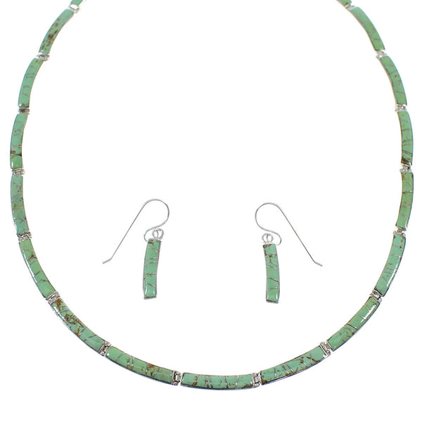 Sterling Silver Turquoise Southwest Jewelry Set CX52158